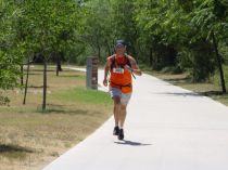 Jacob Finishing his First Marathon
