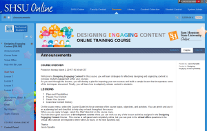 Course with Banner Screenshot