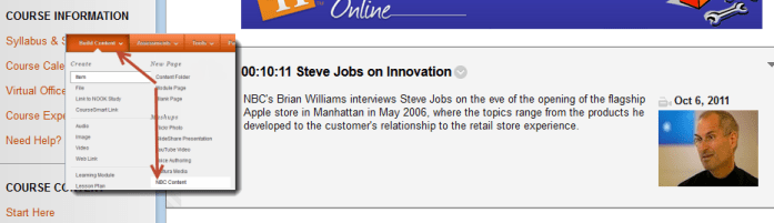 NBC Learn Mashup Item
