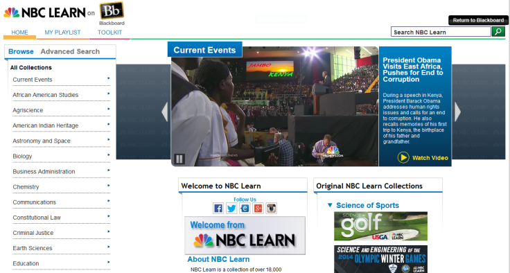 NBC Learn Portal