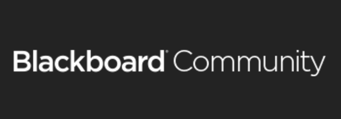 Blackboard Community Logo